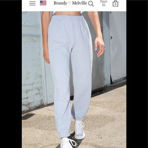 Brand new Brandy Melville sweatpants